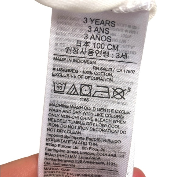 NWT GAP 3T White and Blue T-Shirt Set. 15% off w 2+ bundle! - Picture 5 of 8